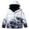 New Winter White Duck Down Men's and Women's Fashion Down Jackets Short Thickened Gradient