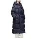 Winter Thickened 90 White Duck Down Over The Knee Length Hooded Zipper Puffer Padded Women's Down Coats