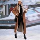 New Fall Winter Clothing Long Turn Down Collar Faux Suede Trench Coat Solid Color Windbreaker Jacket